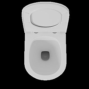 Унитаз подвесной D&K Venice DT1026016 белый, безободковый, с крышкой микролифт купить в интернет-магазине Sanbest