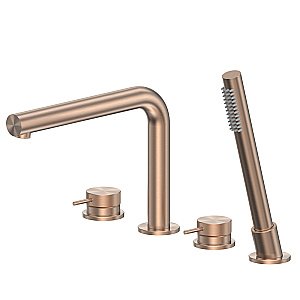 Смеситель для ванны ABBER Emotion 316 AF8813BRG розовое золото брашированное купить в интернет-магазине сантехники Sanbest