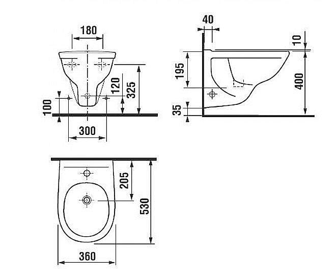 Биде Jika DINO 8.3037.1 купить в интернет-магазине Sanbest