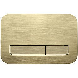 Кнопка для инсталляции Veconi Flush FLV12-G брашированное золото купить в интернет-магазине сантехники Sanbest
