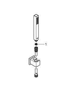 Душевая система Grohe Eurocube 25238000 хром купить в интернет-магазине сантехники Sanbest