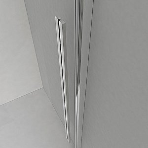 Душевой уголок Vincea Lugano VSR-1L9013CL-1 90x130 стекло прозрачное/профиль хром купить в интернет-магазине Sanbest