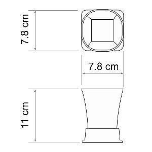 Стакан WasserKRAFT Amper K-5428WHITE белый купить в интернет-магазине сантехники Sanbest