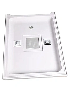 Душевая кабина WeltWasser WW500 LAINE XL 802 профиль матовый хром/стекло прозрачное купить в интернет-магазине Sanbest