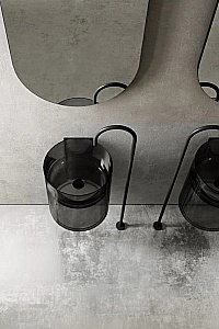 Раковина подвесная ABBER Kristall AT2704Onyx черная купить в интернет-магазине Sanbest