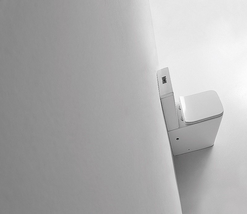 Унитаз напольный Ceramalux NS-2170 белый, безободковый, с бачком, с крышкой микролифт купить в интернет-магазине Sanbest