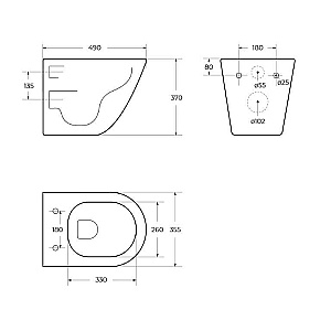 Унитаз подвесной BelBagno Sfera-R BB046CHR/SC белый, безободковый, с крышкой микролифт купить в интернет-магазине Sanbest