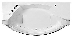 Ванна акриловая Gemy Glass Panel G9079 200х105 белая купить в интернет-магазине Sanbest