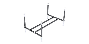 Каркас для ванны TIMO KT13S 130 купить в интернет-магазине сантехники Sanbest