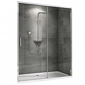 Душевая дверь Abber Komfort 150 прозрачная/хром купить в интернет-магазине Sanbest