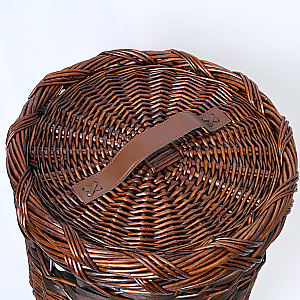 Корзина для белья WasserKRAFT Bever 240 WB-240-M темно-коричневый купить в интернет-магазине сантехники Sanbest