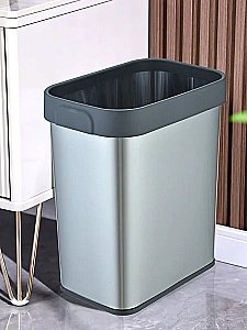 Ведро для мусора WeltWasser Solid 10000013404 сталь матовая купить в интернет-магазине сантехники Sanbest