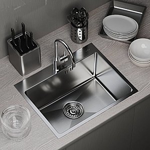 Кухонная мойка Mixline 53х43 547233 сатин купить в интернет-магазине сантехники Sanbest