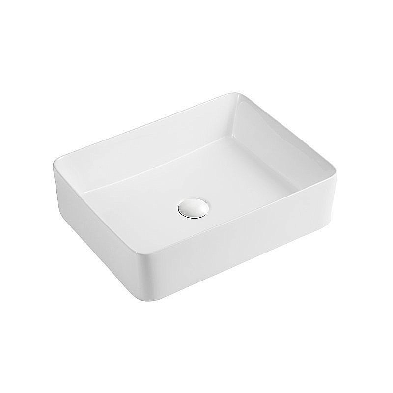 Раковина накладная Azario 52 AZ2074B белая купить в интернет-магазине Sanbest