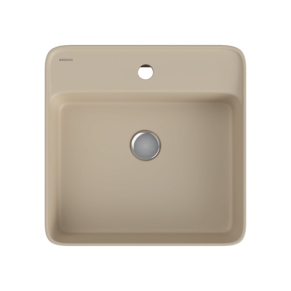 Раковина накладная BERGES Ego SL 182074 45 матовый жасмин купить в интернет-магазине Sanbest