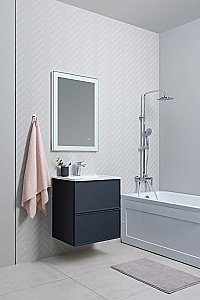 Тумба с раковиной Aquanet Арт 313265 75 маренго для ванной в интернет-магазине Sanbest