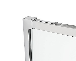 Душевая дверь Vincea Ultima 140 VDS-7UL140CLGM стекло прозрачное/профиль вороненая сталь купить в интернет-магазине Sanbest