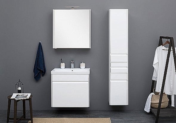 Зеркальный шкаф Aquanet Палермо 70 купить в интернет-магазине сантехники Sanbest