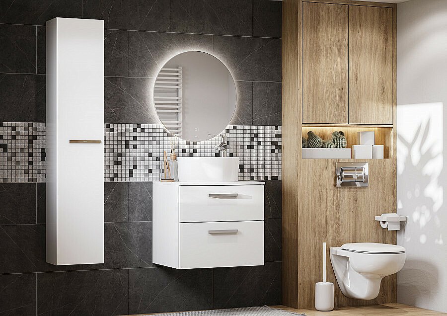 Раковина накладная Акватон Mila 40 732700C000 белая купить в интернет-магазине Sanbest