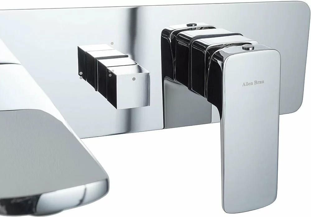 Смеситель для ванны Allen Brau Infinity 5.21007-00 хром купить в интернет-магазине сантехники Sanbest