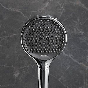 Душевая лейка Hansgrohe Rainfinity 26864670 черная матовая купить в интернет-магазине сантехники Sanbest