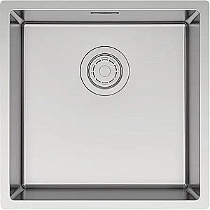 Кухонная мойка Paulmark Lassan 49 LA49-BS брашированная сталь купить в интернет-магазине сантехники Sanbest