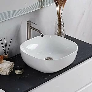 Раковина накладная Belbagno 42,5 BB1301 белая купить в интернет-магазине Sanbest