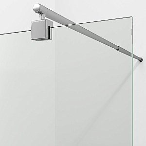 Душевое ограждение WasserKRAFT Rur 30W44 100 стекло прозрачное/профиль серебристый купить в интернет-магазине Sanbest