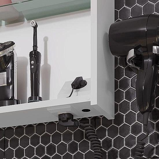 Зеркальный шкаф Опадирис Элеганс 60 00-00006871 премиум купить в интернет-магазине сантехники Sanbest