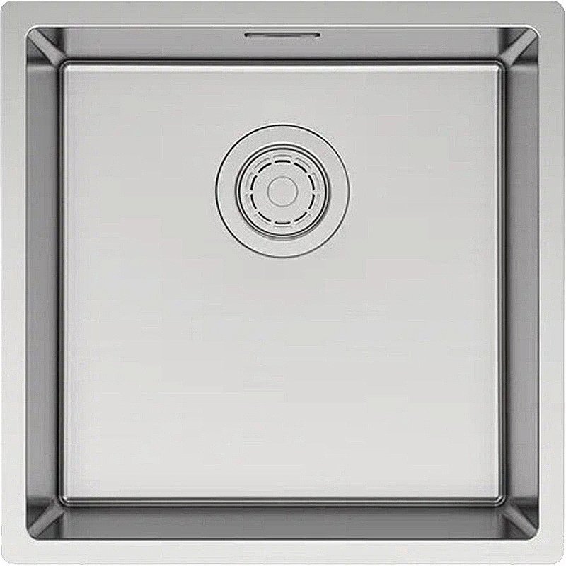 Кухонная мойка Paulmark Lassan 49 LA49-BS брашированная сталь купить в интернет-магазине сантехники Sanbest