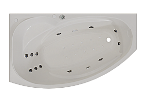 Ванна с гидромассажем Радомир София 169х99 ТЕРАПИЯ ХРОМ белая купить в интернет-магазине Sanbest