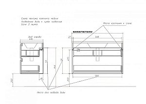 Тумба с раковиной Эстет Bali 100 для ванной в интернет-магазине Sanbest