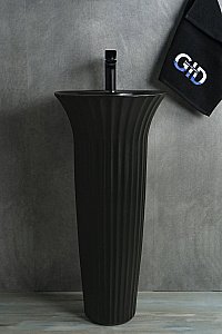 Раковина напольная Gid Autonomo 41 Nb132bg 81114 черная графит купить в интернет-магазине Sanbest