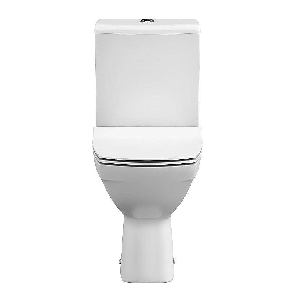 Унитаз Cersanit CARINA Clean On 011 3/5 DPL EO slim с крышкой микролифт, с бачком, безободковый купить в интернет-магазине Sanbest