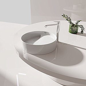 Накладная раковина CREAVIT Ruby 40 RB141-00MB42E-0000 жемчужно-белая матовая купить в интернет-магазине Sanbest