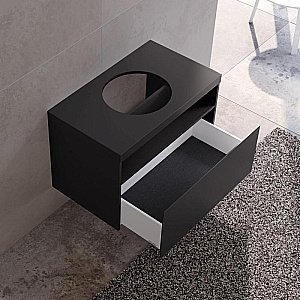 Тумба с раковиной KEUCO STAGELINE 32863970000 80 вулканит матовый для ванной в интернет-магазине Sanbest