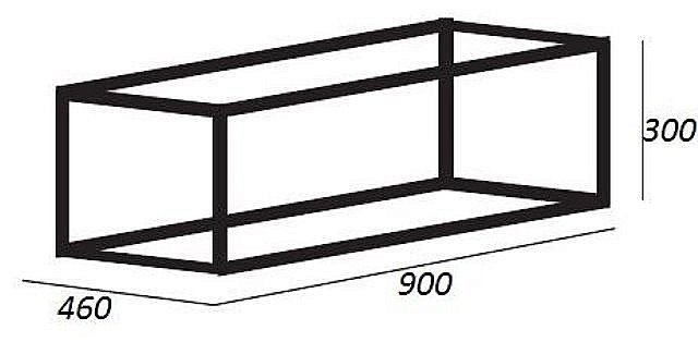 Консоль с раковиной Cezares Cadro 50/30 bianco для ванной в интернет-магазине сантехники Sanbest