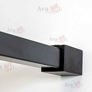 Душевое ограждение AvaCan MB100 MT профиль черный/стекло матовое с рисунком купить в интернет-магазине Sanbest