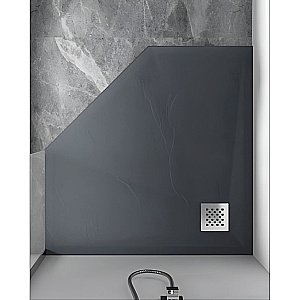 Душевой поддон RGW Stone Tray 90х90 14155099-02-11 графит купить в интернет-магазине Sanbest