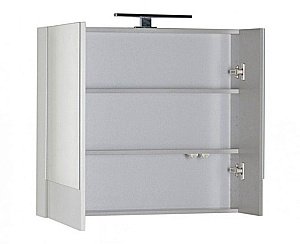 Зеркальный шкаф Aquanet Верона 75 белый купить в интернет-магазине сантехники Sanbest