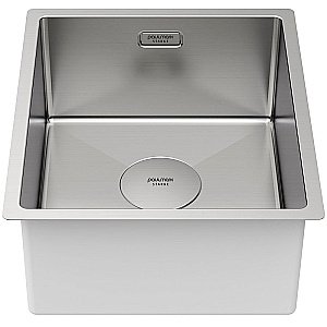 Кухонная мойка Paulmark Next 38 PM213844-BS брашированная сталь купить в интернет-магазине сантехники Sanbest