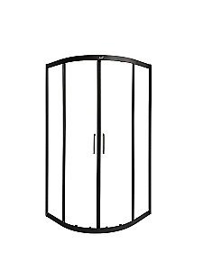 Душевой уголок CeruttiSpa VIVA 100x100 VIVA100B стекло прозрачное/профиль черный матовый купить в интернет-магазине Sanbest