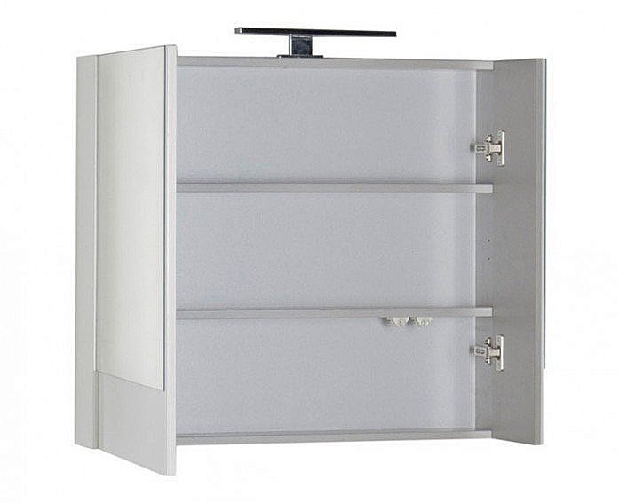 Зеркальный шкаф Aquanet Верона 75 белый купить в интернет-магазине сантехники Sanbest