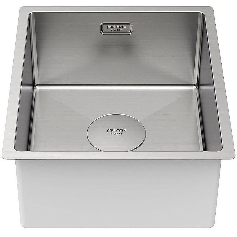 Кухонная мойка Paulmark Next 38 PM213844-BS брашированная сталь купить в интернет-магазине сантехники Sanbest
