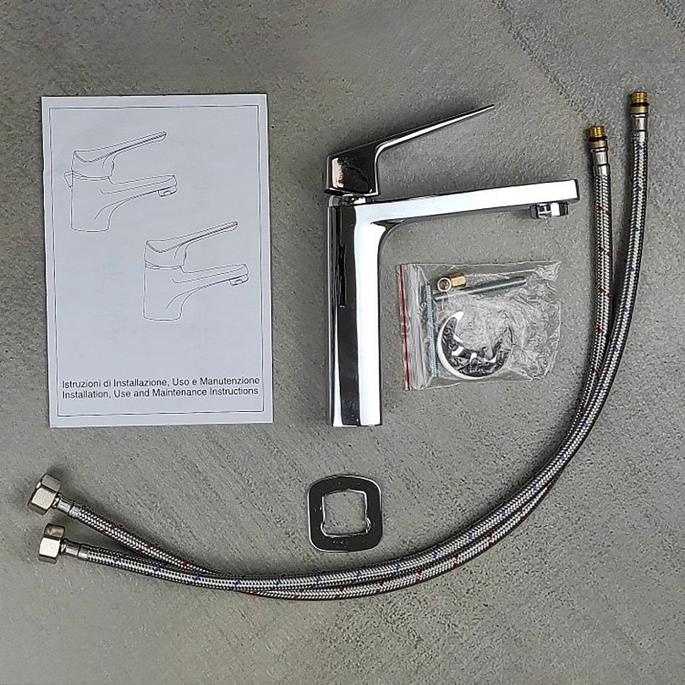 Смеситель для раковины PAINI Bari RTCR205LL хром купить в интернет-магазине сантехники Sanbest