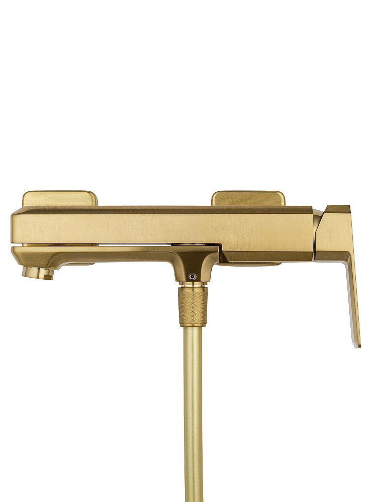 Смеситель для ванны с душем WONZON & WOGHAND DIAMOND, Брашированное золото (WW-88639011- BG) купить в интернет-магазине сантехники Sanbest