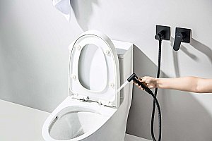 Гигиенический душ Aquatek Оберон AQ1220MB черный матовый купить в интернет-магазине сантехники Sanbest