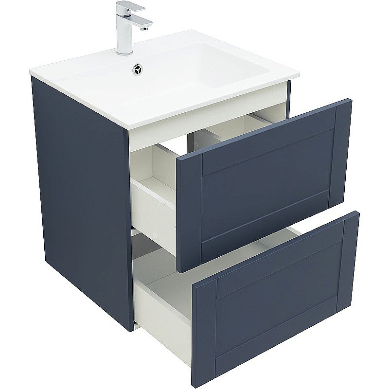 Тумба с раковиной Aquanet Терра 60 313243 маренго для ванной в интернет-магазине Sanbest