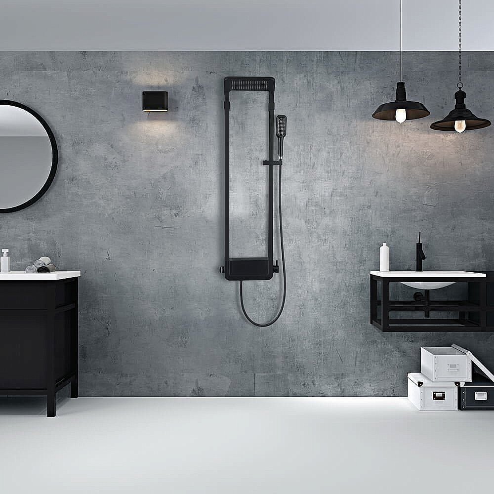 Душевая система Black&White Seasons W1020 черный бархат купить в интернет-магазине сантехники Sanbest