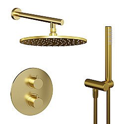 Душевая система PAINI Cox 78PJSET26911THSH золото матовое купить в интернет-магазине сантехники Sanbest